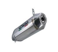 Gpr Exhaust Systems Pentacross Inox Can Am Outlander 650 Xt 2013-2023 Round Homologated Slip On Muffler Argento Homologated