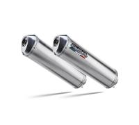 Gpr Exhaust Systems Satinox Yamaha Tdm 900 2002-14 Oval Homologated Slip On Muffler Argento Homologated