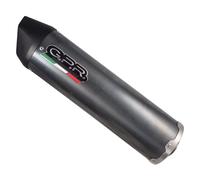 Gpr Exhaust Systems Furore Evo4 Poppy Ducati Monster 821 17-20 Ref:e4.d.133.cat.fupo Homologated Oval Muffler Nero Homologated
