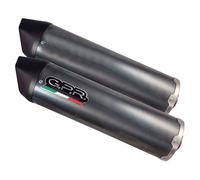 Gpr Exhaust Systems Furore Poppy Ducati 748/s/sp/sps/r/rs 95-02 Ref:d.20.1.fupo Homologated Oval Muffler Nero Homologated