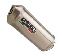 Terminale di Scarico GPR Satinox Omologato Kawasaki Klx 650 1993 1995