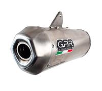 G.P.R. Scarico Pentacross Honda CRF 450R 2018-2019 Impianto completo Argento Non omologato