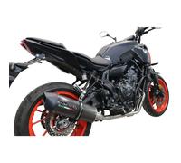 Gpr Exhaust Systems Furore Evo4 Poppy Yamaha Mt 07 21-22 Ref:e5.y.225.cat.fp4 Homologated Full Line System Nero Homologated