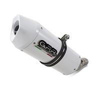 GPR Italia CF.1.ALB Terminale Omologato con Raccordo compatibile con CF MOTO 650 NK 2012 Albus Ceramic