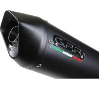GPR Scarico Hyosung Comet GT650 GT650R 2004-2016 Bolt-On Furore Nero DB Killer