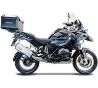 GPR Tech Compatibile con R 1200 GS Adventure 2014/2016 E3 Top Case ALPI-Tech 35 LT. Nero Top Case in Alluminio, Colore Nero con Piastra specifica Inclusa Capacità litri 35