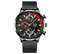 Gprb1000 - Orologio da polso da uomo, casual, analogico, al quarzo, in acciaio inox, con data di lavoro, stile casual, C, misura unica, Bracciale