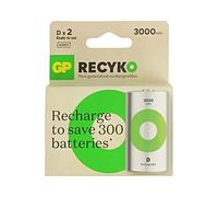 GPRHC30DC002 Batt: Ni-MH D 1,2V 3000mAh ReCyko Ø34,2x61,5mm -20-50°C 2pz. GP