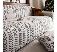 GPRL Copridivano Elasticizzato Copridivano Moderno Copridivano Elastico con Fantasia per Soggiorno Protezione per Cani E Animali Domestici Facile da Usare Lavabile in Lavatrice(145cm-185cm)