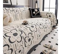 GPRL Copridivano in Flanella Copridivano A L Copridivano Angolare Copridivano per Divano A 2 Posti Antipolvere E Resistente per Divani da Soggiorno(180 * 280cm)