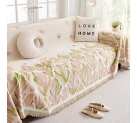 GPRL Copridivano Protezione AntiGraffio per Divani Copridivano da 1/2/3/4 Posti Protezione per Divano per Gatti Protezione per Divano per Animali Domestici Peli Bambini Cane Graffi,Rosa(180 * 230cm)