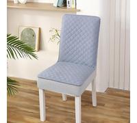 GPRL Coprisedie Elasticizzati per Sedie da Pranzo Sfoderabili E Lavabili per Sedie A Sbalzo Adatti per Sale da Pranzo Hotel Ristoranti E Cucine (Grigio)