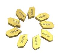 GPRTKULE Utensili per tornio 10PCS SP200 / SP300 / SP400 / NC3030 / NC3020 / PC9030 Inserto in Metallo Duro con Intaglio Lama ZQ2020 Strumento ZQ2525 Slot Portautensili(SP200 NC3030)