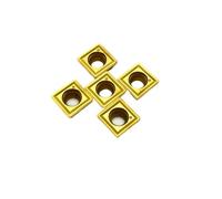 GPRTKULE Utensili per tornio 10PCS SPMG090408 SPMG110408 SPMG140512 TT8020 TT9030 Tornio CNC Utensile Inserto in Metallo Duro SPMG Fresa(SPMG110408 DG TT8020)