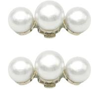 GPRTPL 1 Paio di Fermagli per Scarpe con Fiocco in Strass di CRYSTAL, Fibbie per Feste, Decorazioni, Accessori Artigianali Fai-da-Te per la Sposa e le Donne-S2-Golden-M（15-25cm）