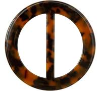 GPRTPL Colore giada Forma D Fibbia 4 pezzi Interno 20-50mm Resina Fibbia per cintura Sciarpa di seta Clip Fibbia in vita T Shirt Fermacravatta per donna-Z861-Taglia unica