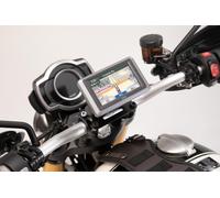 Supporto GPS SW-Motech per manubrio - Nero. Modelli Honda / Suzuki / Triumph., nero