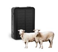 GPS Animal Tracker - Dispositivo solare anti-smarrimento per bovini, pecore e cavalli, 9000 mAh, 5 funzioni di posizionamento e allarme, monitoraggio vocale, portata illimitata per uso agricolo