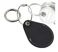 GPS Dog Tracker Holder | Drop Shaped Protective Case with Reinforced Metal Ring Lock Keychain Holder for Pets Wallets Bags Luggage Anti-Loss Tracking Accessories Secure Lightweight Design