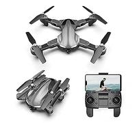 GPS Drone with 4K 5G WiFi FPV Dual Camera Professional Drones RC Quadcopter Optical Flow Positioning 360° Surround Video One Touch Return(2battery)