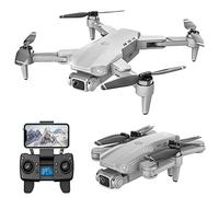 GPS FPV Drone with 4K Dual WiFi Camera for Adults And Kids Brushless Motor Foldable RC Quadcopter 28 Mins Flight Altitude Hold Auto Return Carrying Case(Battery*3 Red)