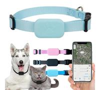 Gps Gatti - Collare Gps Gatto Impermeabile - Tracker Per Gatti, Compatibile Airtag Gatto E Ios/Android, Localizzazione In Tempo Reale, Leggero E Regolabile,batteria a lunga durata (Blu)