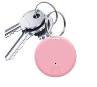 GPS Key Tracking,Portable Key Finder Locator with Alarm Reminder | Round Mobile Smart Anti Loss Device for Wallet, Dog, Cellphone, Kids, Keychain, Cat