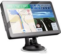GPS Navigatore Satellitare 9 Pollici Con Touchscreen 8GB+DDR256, POI, Avviso Guida Vocale Lane, Aggiornamento EU Gratuito a Vita per Auto e Camion