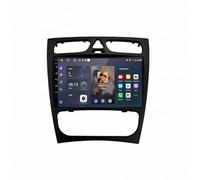 Gps Navigatore Satellitare per Mercedes Benz C Class S203 CL203 W203 2000-2004 Ampio Schermo, Info Sul Traffico in Tempo Reale, Mappa Europa, Prompt Vocale Automatico, 8 Nucleo 4G＋64G
