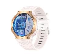 GPS Orologio Collegato Assistente vocale AI Chiamate Bluetooth Grande Quadrante Uomo Donna Sport Impermeabile 3ATM Multi attività Pedometro 12 giorni di autonomia Monitor Frequenza Monitoraggio della