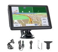 GPS per auto - Unità di navigazione GPS da 18 cm | Schermo touch | Con mappe intelligenti, dispositivo portatile per lunghi viaggi su strada, camion, camper