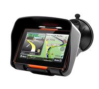 GPS per Moto Rider 500: 4,3 Pollici, Percorsi stradali montagnosi, Aggiornamenti Wi-Fi veloci, Info sul traffico in tempo reale, Radar & 49 mappe dell'Europa(Black-Orange)