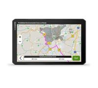 Garmin dēzl LGV820, GPS per autocarri con display luminoso da 8'', informazioni sul traffico in tempo reale, assistenza vocale, itinerari personalizzati, mappe UE, avvisi meteo
