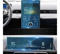 GPS Proteggi Schermo Auto Compatibile Con Ford Per Mustang Per Mach-E 2021 2022 2023 15.5 Pollici Auto Navigazione GPS In Vetro Temperato Pellicola Proteggi Schermo Cruscotto(Dashboard and gps)