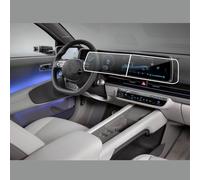 GPS Proteggi Schermo Auto Compatibile Con Hyundai Per Ioniq 6 2022 2023 2PCS PET Pellicola Della Protezione Dello Schermo Auto Infotainment Navigazione GPS Accessori Interni