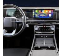 GPS Proteggi Schermo Auto Compatibile Con Hyundai Per Santa Fe 2024 2PCS Auto 12.3 POLLICI Auto Infotainment Navigazione GPS Accessori Interni PET Pellicola Della Protezione Dello Schermo