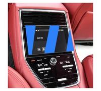GPS Schermo Trasparente Per Panamera 2017-23,Schermo TV Multimediale Sedili Posteriori,Pellicola Protettiva Vetro Temperato LCD Touch Antigraffio, Rimontaggio(Blue light)