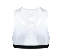 Gps Soccer Tracker Vest, Comfortable Tracking Gear, Quick-Dry Sport Vest, Breathable Fabric, Ideal for Youth, Women, Girls, Boys, Teens, Outdoor Sports, White Color, Size Shown in Picture
