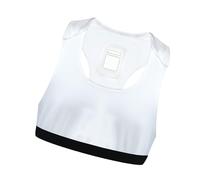 Gps Soccer Tracker Vest, Comfortable Tracking Gear, Quick-Dry Sport Vest, Breathable Fabric, Ideal for Youth, Women, Girls, Boys, Teens, Outdoor Sports, White Color, Size Shown in Picture