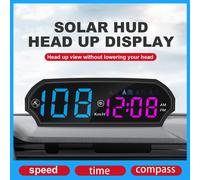 GPS Solare Head Up Display Tachimetro Auto con Sensore Luce e Schermo a Colori