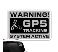 GPS Tracker - 10pcs Warning Decals, Car Alarm, Anti-Theft Security, GPS Alert Sign | Protective Vehicle for Bike Motorcycle Car Theft Prevention Safety Protection Accessory