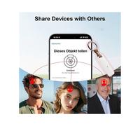 GPS Tracker Dual-System per Tracker Finder per IOS e per Android Trova Hub Tag di Tracciamento Portatili Localizzatore Anti-Perso