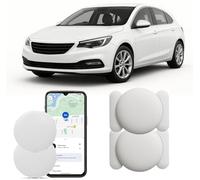 GPS Tracker per Auto Android, Ai-r tag Android, Magnetico Nascosto Localizzatore Gps Senza SIM senza Abbonamento, GPS Auto Localizzatore Compatibile con goo- gle Find My per Bambini Animali (2 bianco)