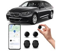 GPS Tracker per Auto Android, Ai-r tag Android, Magnetico Nascosto Localizzatore Gps Senza SIM senza Abbonamento, Auto Localizzatore Compatibile con goo- gle Find My per Bambini Animali (2 nero)