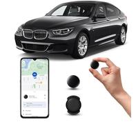 GPS Tracker per Auto Android, Ai-r tag Android, Magnetico Nascosto Localizzatore Gps Senza SIM senza Abbonamento, GPS Auto Localizzatore Compatibile con goo- gle Find My per Bambini Animali (1 nero)