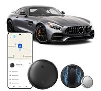 GPS Tracker per Auto Android, Localizzatore Gps Senza SIM Senza Abbonamento, Impermeabile IPX6, Custodia Protettiva Magnetica in Silicone, Batteria Sostituibile, Durata Della Batteria di 365 Giorni