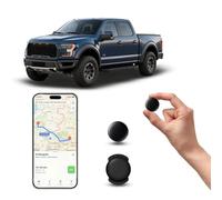 GPS Tracker per Auto, Magnetico Nascosto Localizzatore Gps Senza SIM, GPS Auto Localizzatore Compatibile con Apple Find My App per Bambini, Auto, Animali Domestici (1 nero)