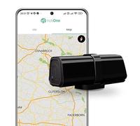 GPS tracker PLUS notiOne® con allarme antifurto | Mini tracker senza abbonamento | Localizzatore GPS per auto per moto, biciclette, bambini | Prodotto in Europa