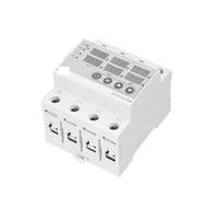 GPS8-03 Din Rail 3 Phase Adjustable Voltage Relay Over Under Voltage Monitor with Current Protection 63A 80V-400V BIANMTSW(GPS8-03-U-63A)