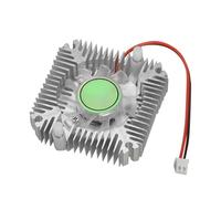 Gpu Cooler, alluminio Air Radiator, 55 mm Chip Mount with Low Noise Performance Design, Efficient Cooling Accessory for Home Business Computer Company Work Video Editing, 2.16inch